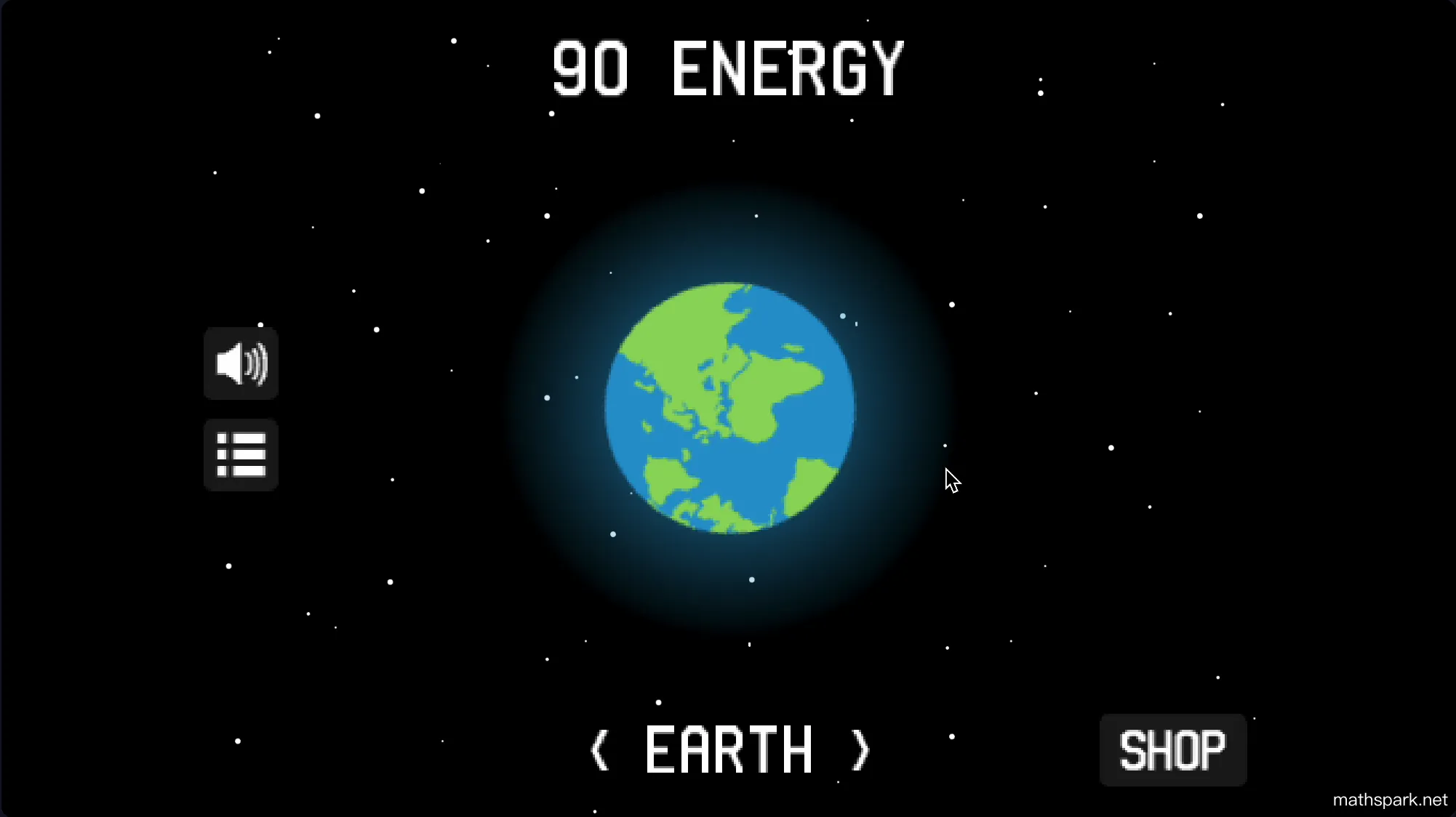 Planet Clicker gameplay showing clicking Earth, purchasing double click and auto-generation upgrades, and their boosting effects